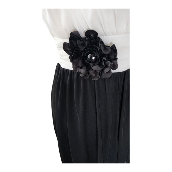 Black & White Cocktail Dress - Size 6 - Picture 3 of 4